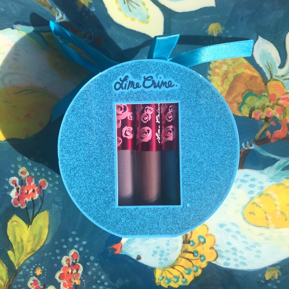 Lime crime Frosted Daze mini liquid lip trio